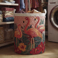 P|H - Flamingo Quilted Laundry Basket Marilyn
