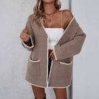 P|H - Whipstitch Trim Pocket Cardigan Patricia