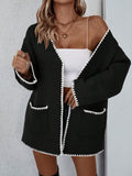 P|H - Whipstitch Trim Pocket Cardigan Patricia