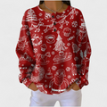 P|H - Holiday Sketch Waffle Henley Evelyn