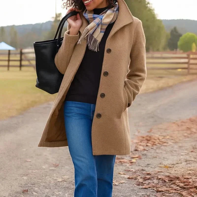P|H - Classic Single-Breasted Coat Joyce