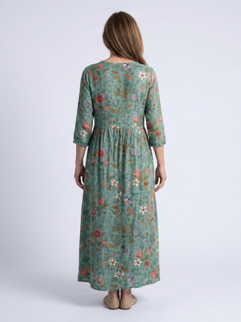P|H - Three-Quarter Sleeve Maxi Dress Marina