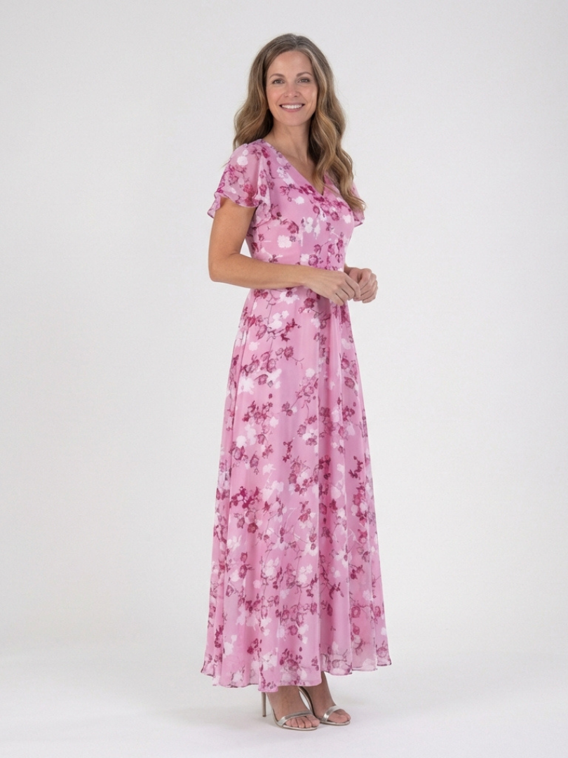 P|H - Butterfly Print Maxi Dress Isabella