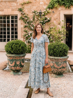 P|H - Butterfly Print Maxi Dress Isabella