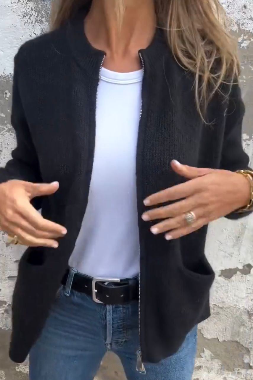 P|H - Minimal Pocket Knit Cardigan Gloria