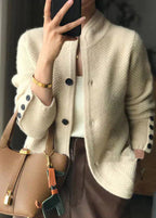 P|H - Stand Collar Knit Jacket Eleanor