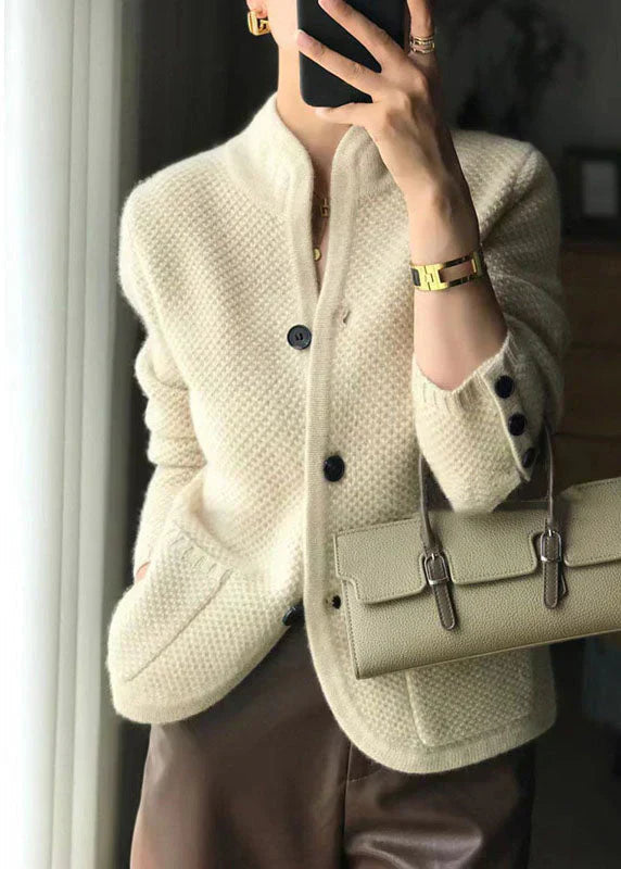 P|H - Stand Collar Knit Jacket Eleanor