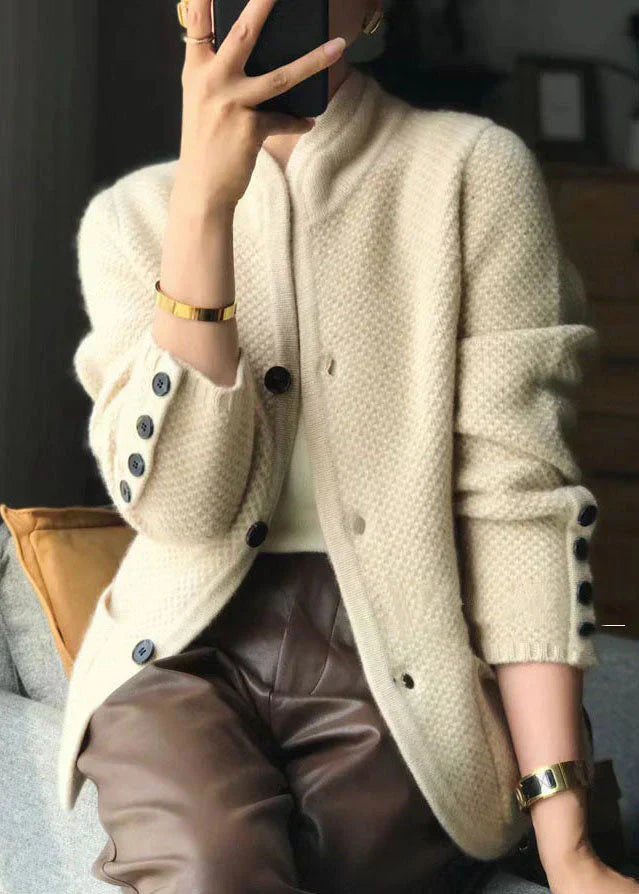 P|H - Stand Collar Knit Jacket Eleanor