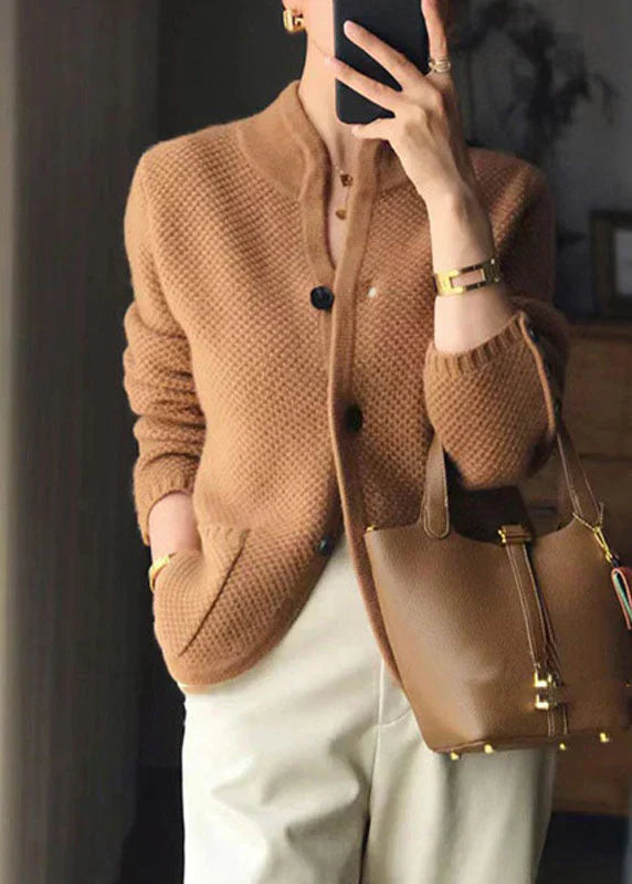 P|H - Stand Collar Knit Jacket Eleanor