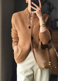 P|H - Stand Collar Knit Jacket Eleanor