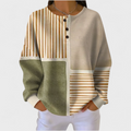 P|H - Sage Patchwork Waffle Henley Theresa