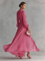 P|H - Wrap Front Chiffon Maxi Dress Patricia