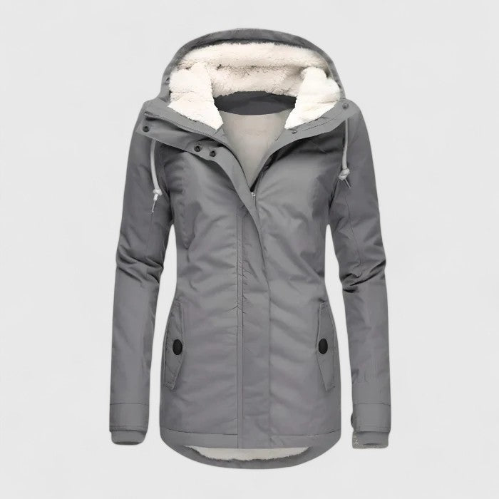 P|H - Sherpa-Lined Hooded Rain Parka Kathleen