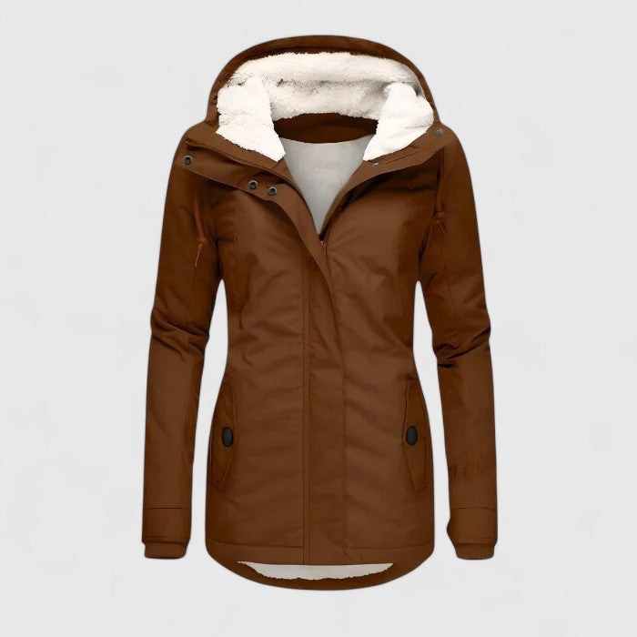 P|H - Sherpa-Lined Hooded Rain Parka Kathleen