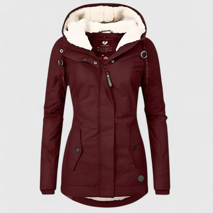 P|H - Sherpa-Lined Hooded Rain Parka Kathleen