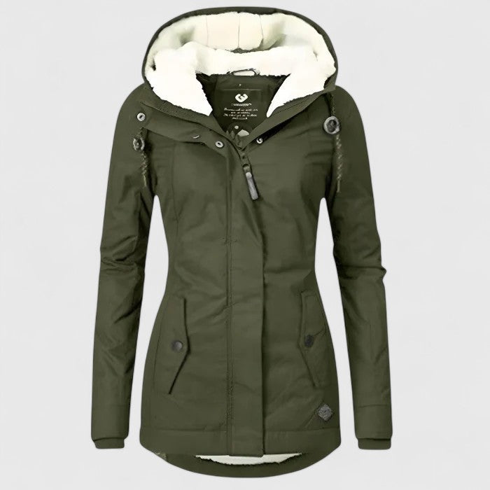P|H - Sherpa-Lined Hooded Rain Parka Kathleen