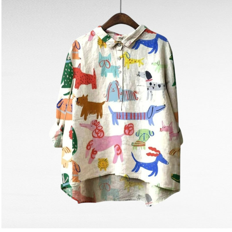 P|H - Elegant Patterned Shirt Émilie