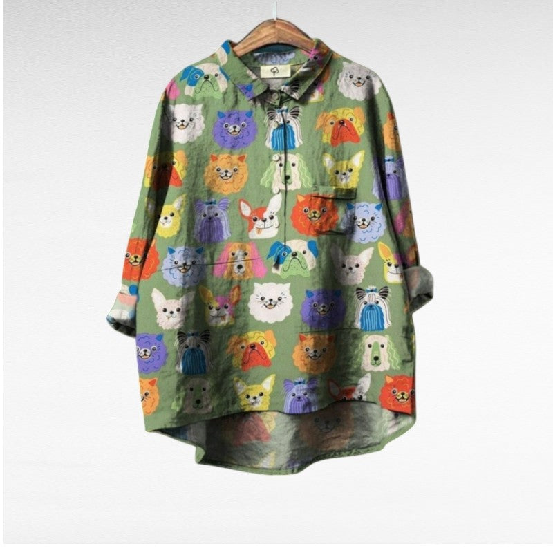 P|H - Elegant Patterned Shirt Émilie