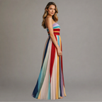 P|H - Colourful Maxi Dress Lucie