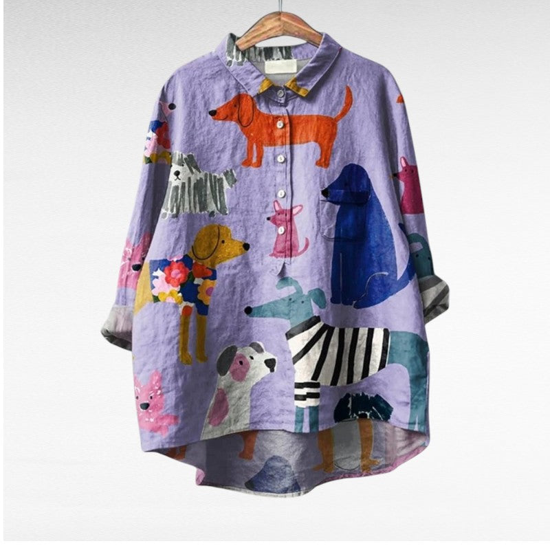 P|H - Elegant Patterned Shirt Émilie