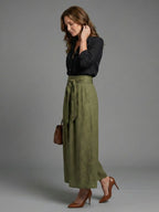 P|H - Two-Piece Blouse & Midi Skirt Set Vera