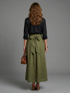 P|H - Two-Piece Blouse & Midi Skirt Set Vera