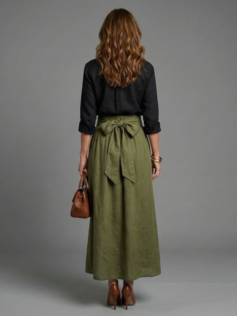 P|H - Two-Piece Blouse & Midi Skirt Set Vera