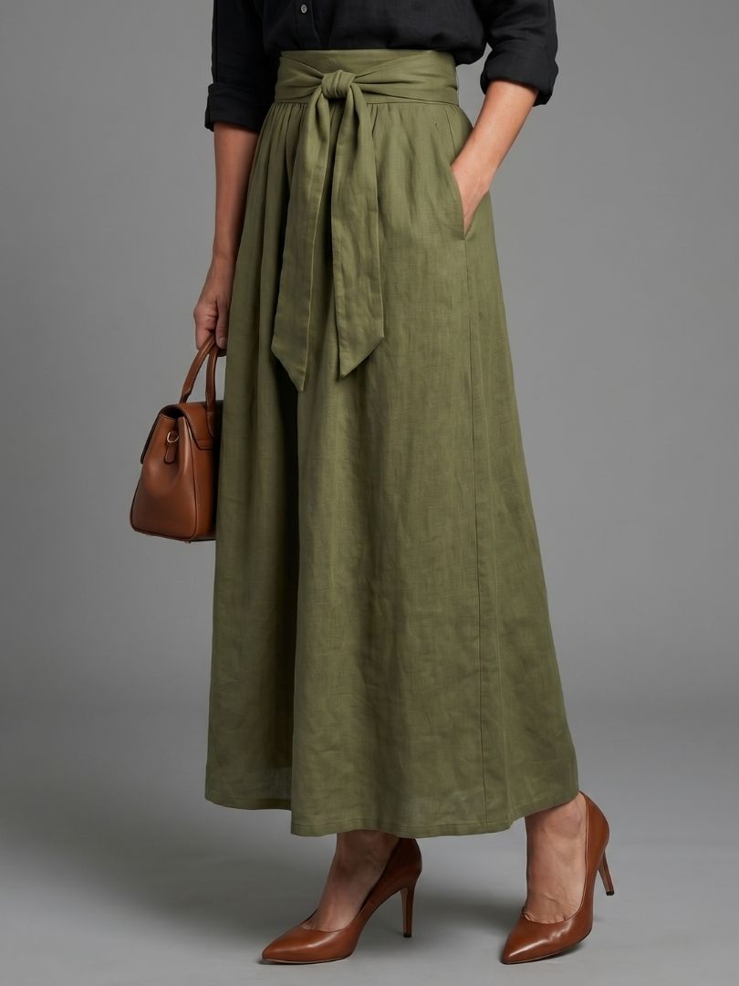 P|H - Two-Piece Blouse & Midi Skirt Set Vera