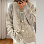 P|H - Diamond Cable Button Cardigan Diane