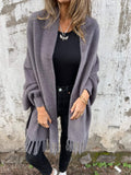 P|H - Fringe Hem Fuzzy Cardigan Deborah