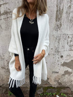 P|H - Fringe Hem Fuzzy Cardigan Deborah