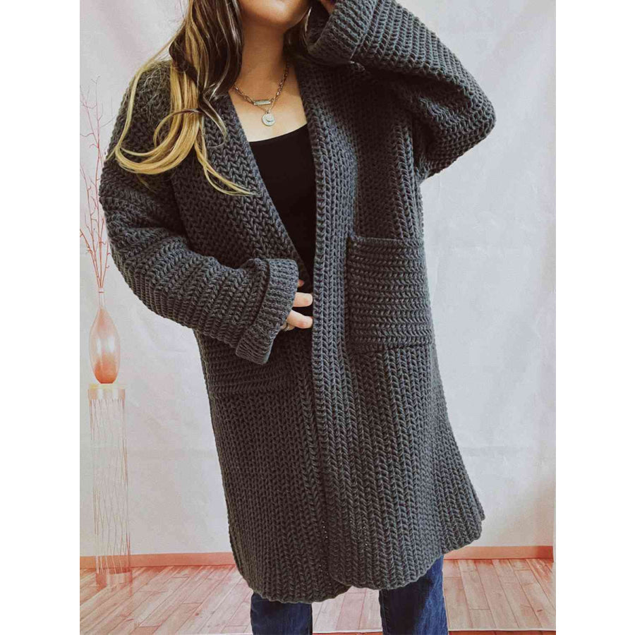 P|H - Chunky Waffle Long Cardigan Theresa