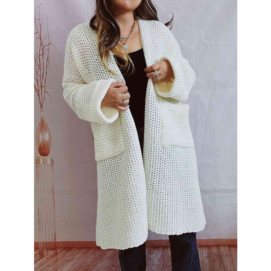 P|H - Chunky Waffle Long Cardigan Theresa