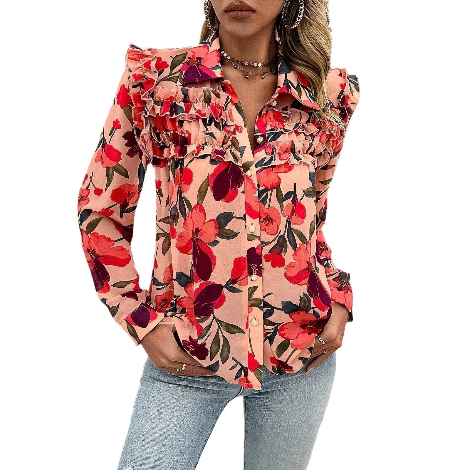 P|H - Elegant Long Sleeve Top Romy
