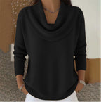 P|H - Draped Collar Knit Sweater Linda