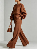 P|H - Rosette Cuff Two-Piece Set Helen