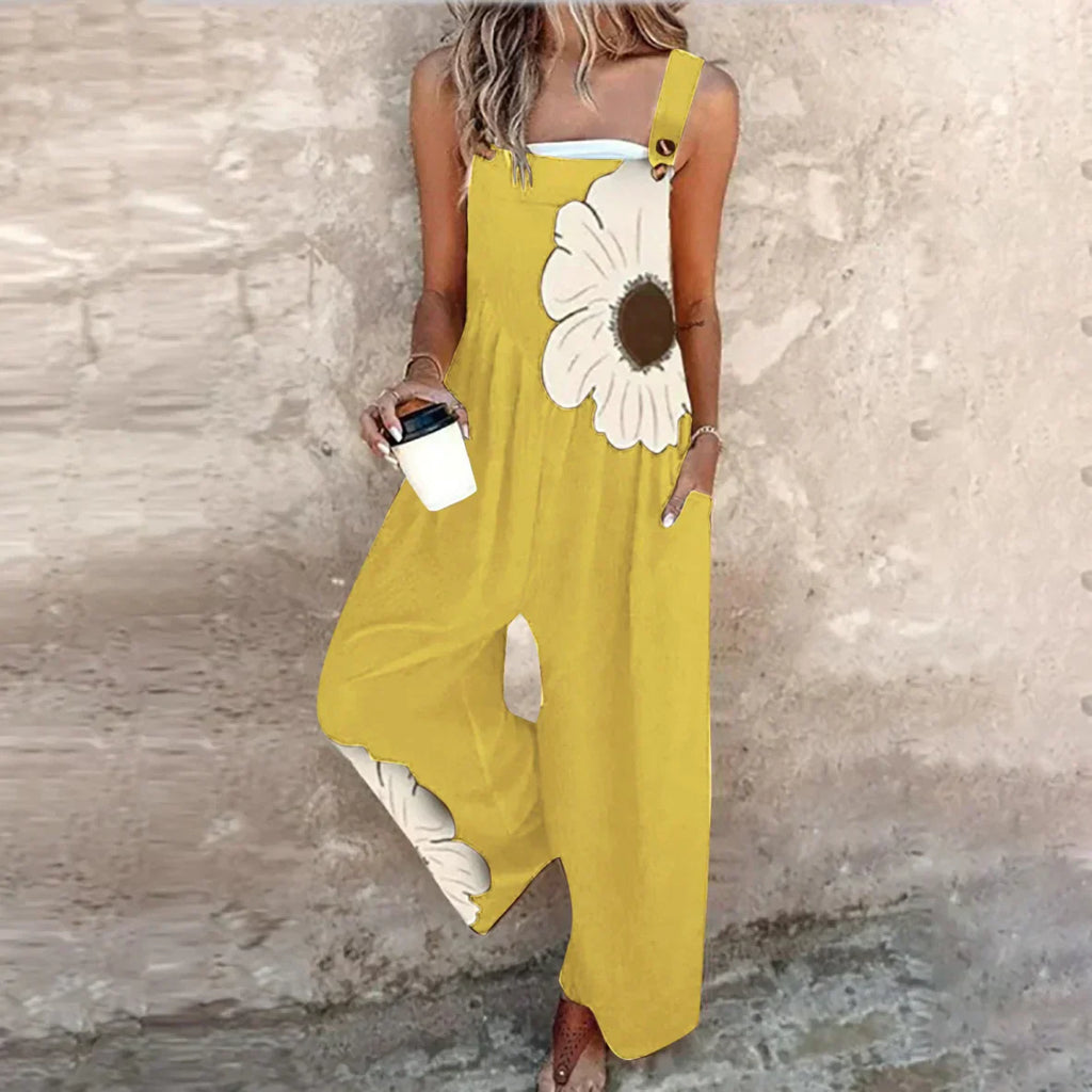 P|H - Comfortable Printed Overall Estelle