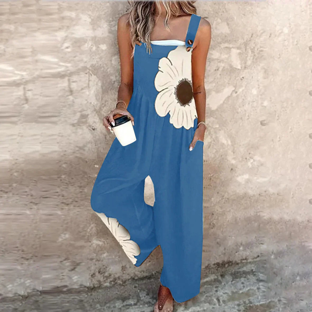 P|H - Comfortable Printed Overall Estelle