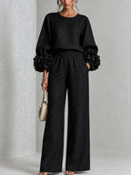 P|H - Rosette Cuff Two-Piece Set Helen