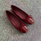 P|H - Glossy Patent Ballet Flats for Women Linda