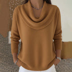 P|H - Draped Collar Knit Sweater Linda