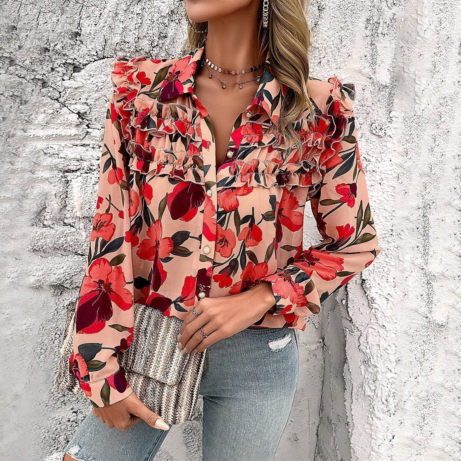 P|H - Elegant Long Sleeve Top Romy