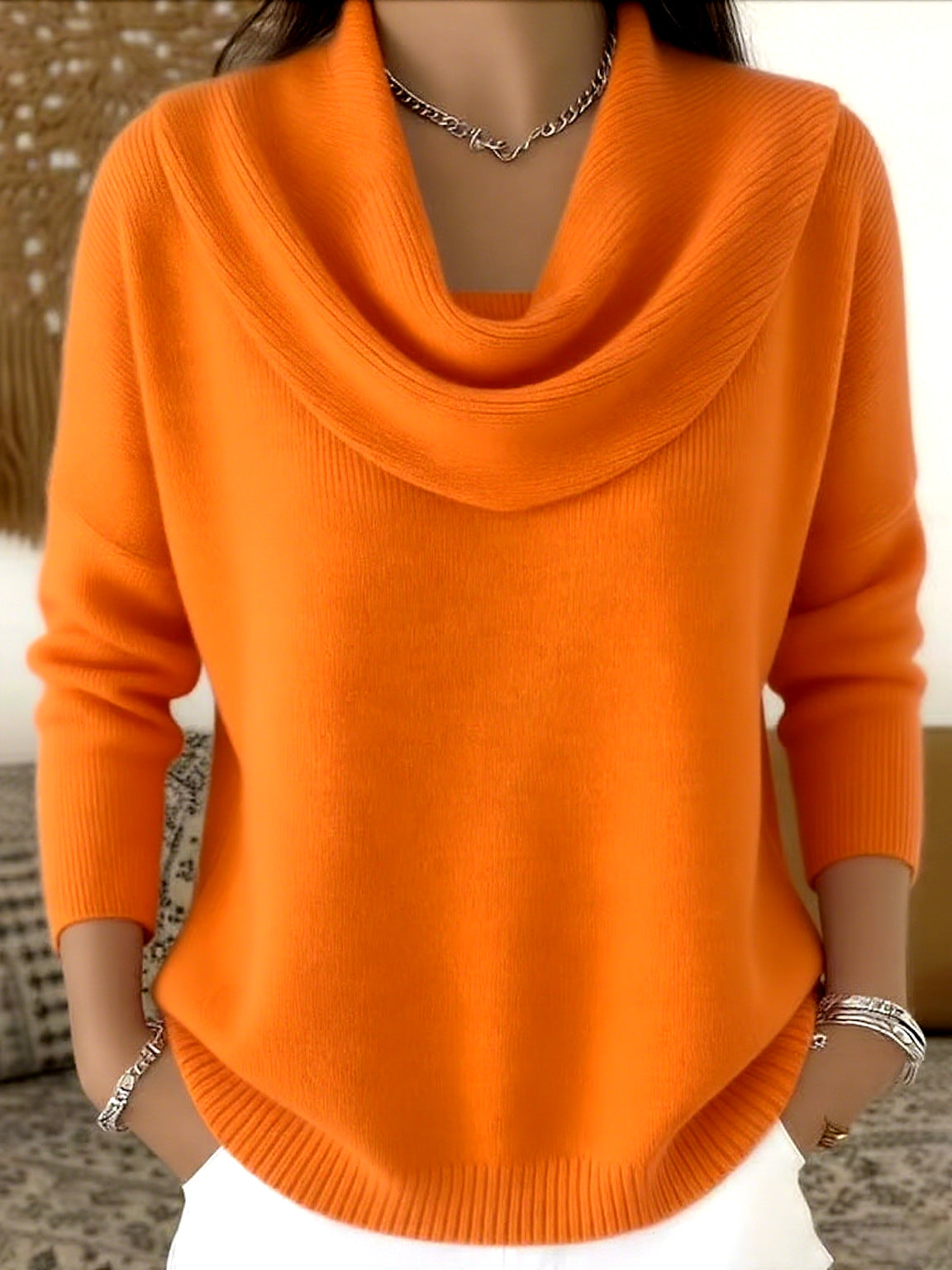 P|H - Draped Cowl Neck Sweater Eleanor