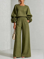 P|H - Rosette Cuff Two-Piece Set Helen