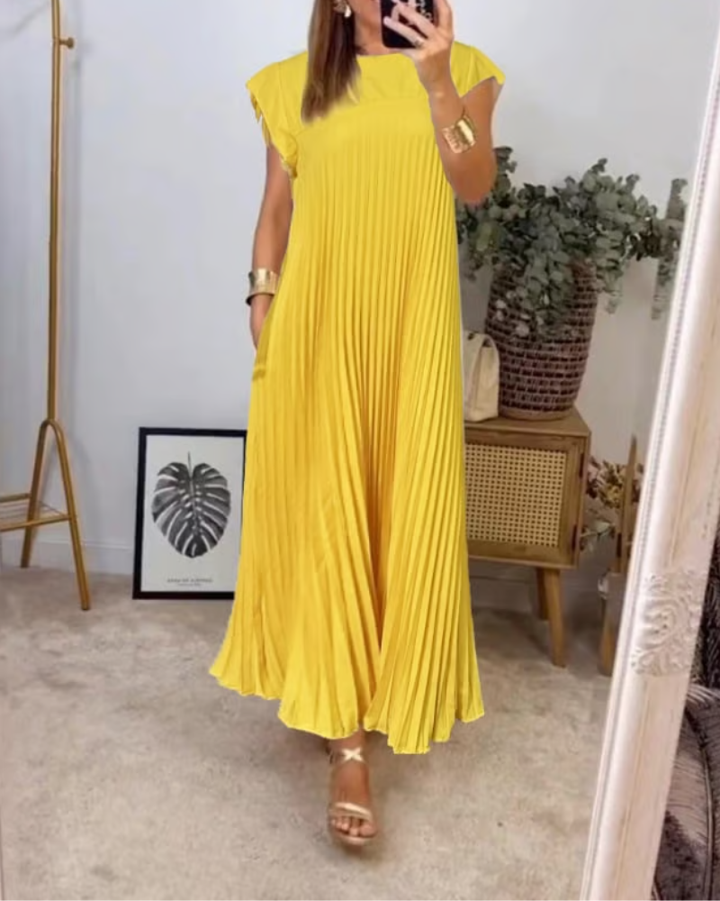 P|H - Pleated Dress Iris