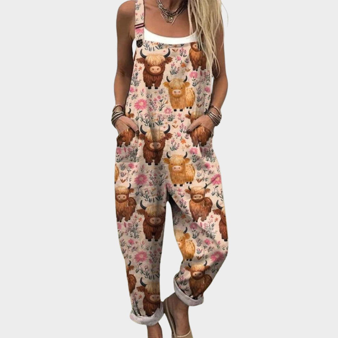 P|H - Comfortable Printed Overall Cécile