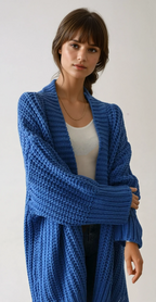 P|H - Oversized Draped Chunky Cardigan Helen