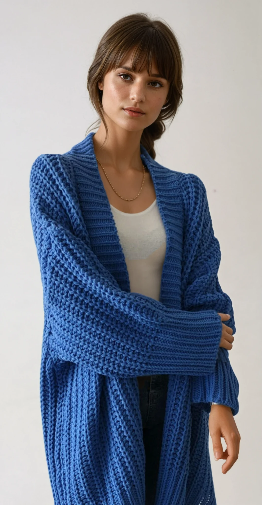 P|H - Oversized Draped Chunky Cardigan Helen