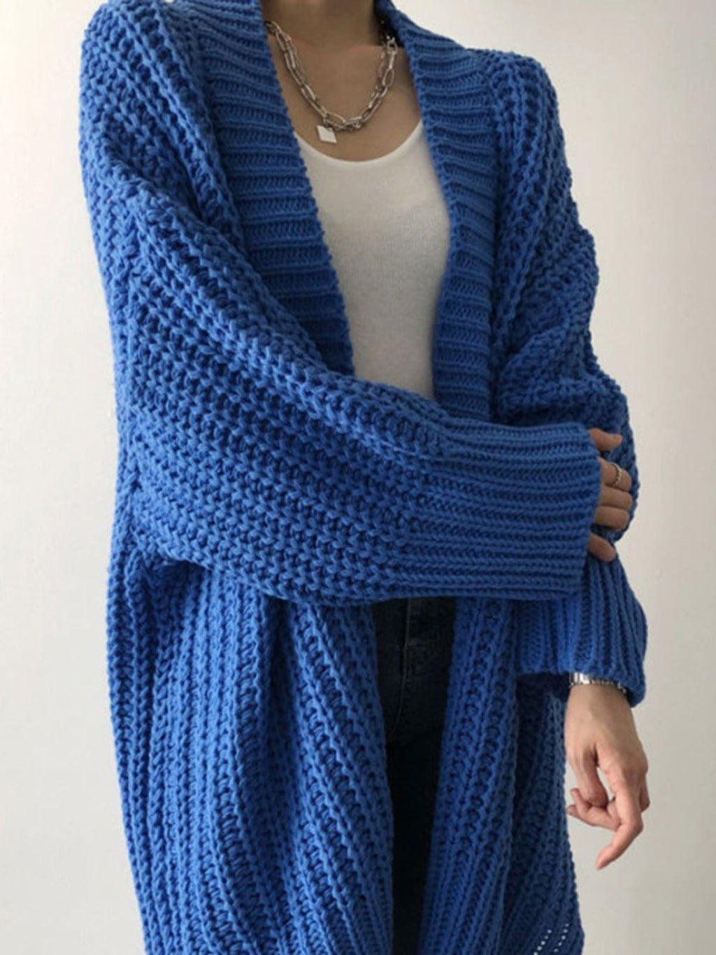 P|H - Oversized Draped Chunky Cardigan Helen
