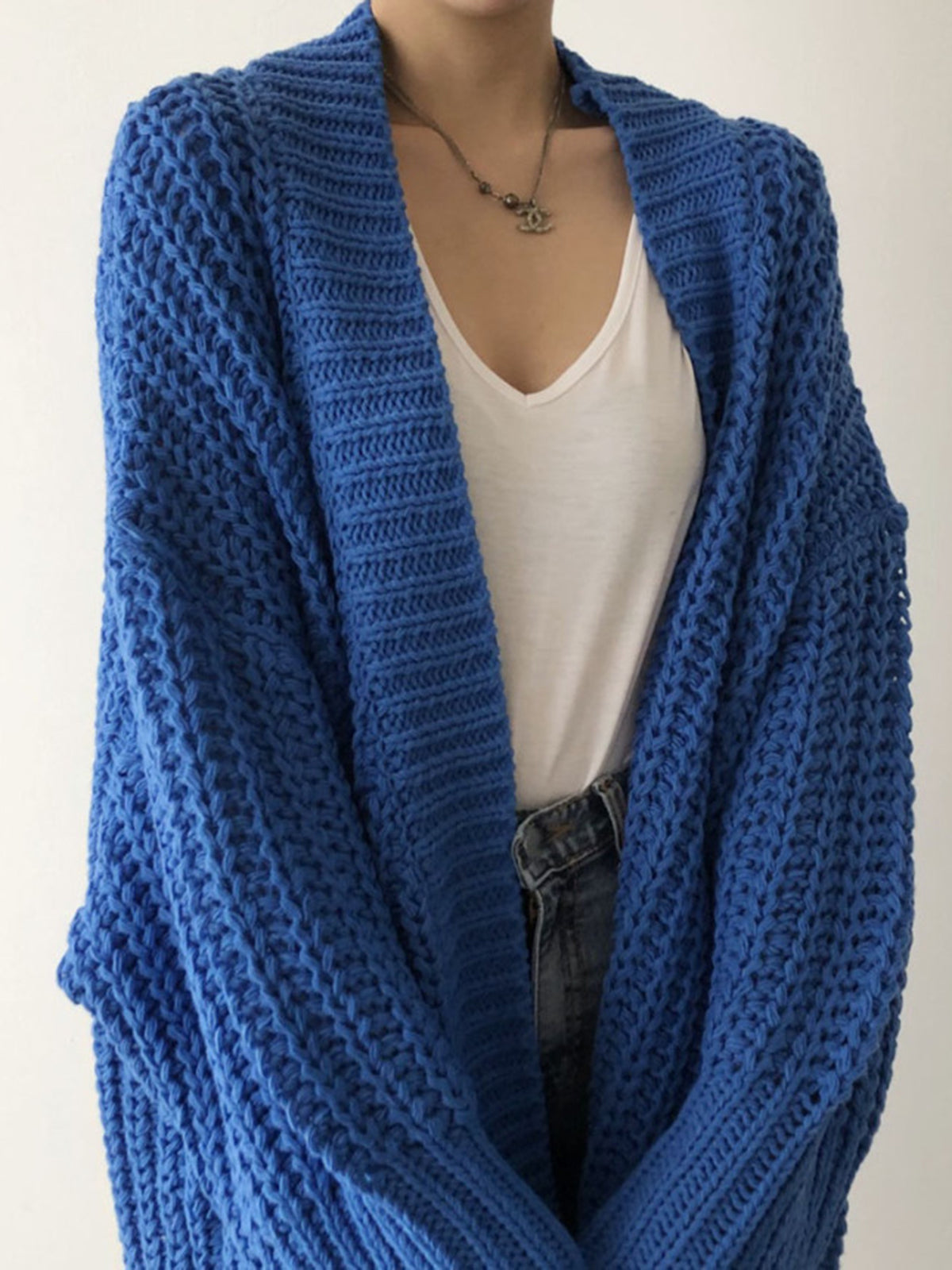 P|H - Oversized Draped Chunky Cardigan Helen